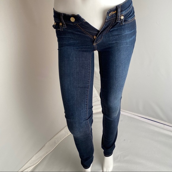 Tory Burch dark blue Super Skinny Jeans 23x32 - Picture 3 of 8